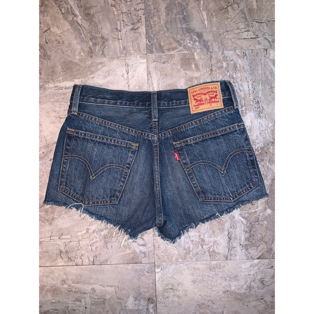 Levi Strauss & Co Cherry embroidered shorts!